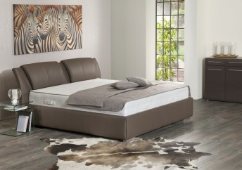 Très grand lit en cuir Super King Size AVECTOI 200 cm