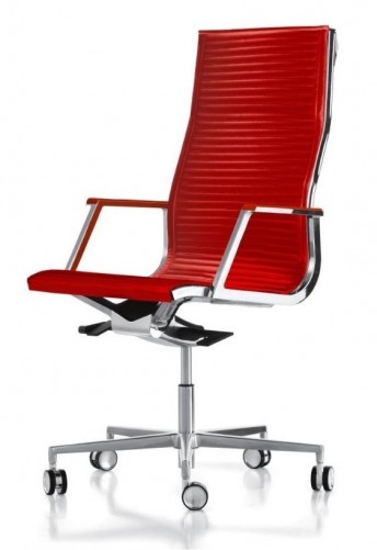 Fauteuil direction design HOWIE-SPECIAL en cuir