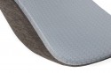 Fauteuil design LLOUNGE LUXY cuir ou tissu pied croix plat ou base ronde plate