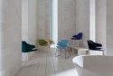 Chaise visiteurs MERAVIGLIA LUXY en tissu pieds luge