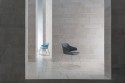 Chaise visiteurs MERAVIGLIA LUXY en tissu pieds luge