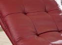 Chaise longue design SWING-SWING en cuir ou tissu