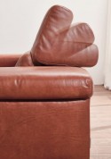 Canapé contemporain 2,5 places DREAMLINE en cuir ou tissu