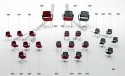 OFFICE 705 chaise de réunion, conférence ou bureau avec accoudoirs et roulettes