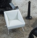 Salon d'accueil AMARCORD 1 canapé 3 places + 2 fauteuils LUXY cuir ou tissu