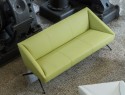 Salon d'accueil AMARCORD 1 canapé 3 places + 2 fauteuils LUXY cuir teinte au choix