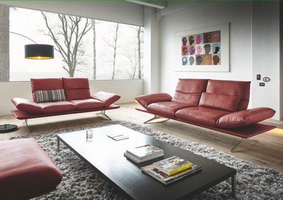 Canapé cuir 3 places design confortable et moderne Brooks - GdeGdesign