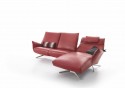 Canapé d’angle design JEWEL.RELAX. TM 3.5 places, 2 assise de relaxation, et sa chaise longue