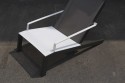 Transat RÉ, fauteuil avec accoudoirs, extérieur pour jardin en aluminium de couleur et tissu