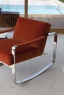 RON4 petit fauteuil design cubique à bascule