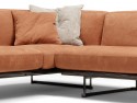 Canapé cuir d'angle SUGAR.BL, minimaliste & confortable