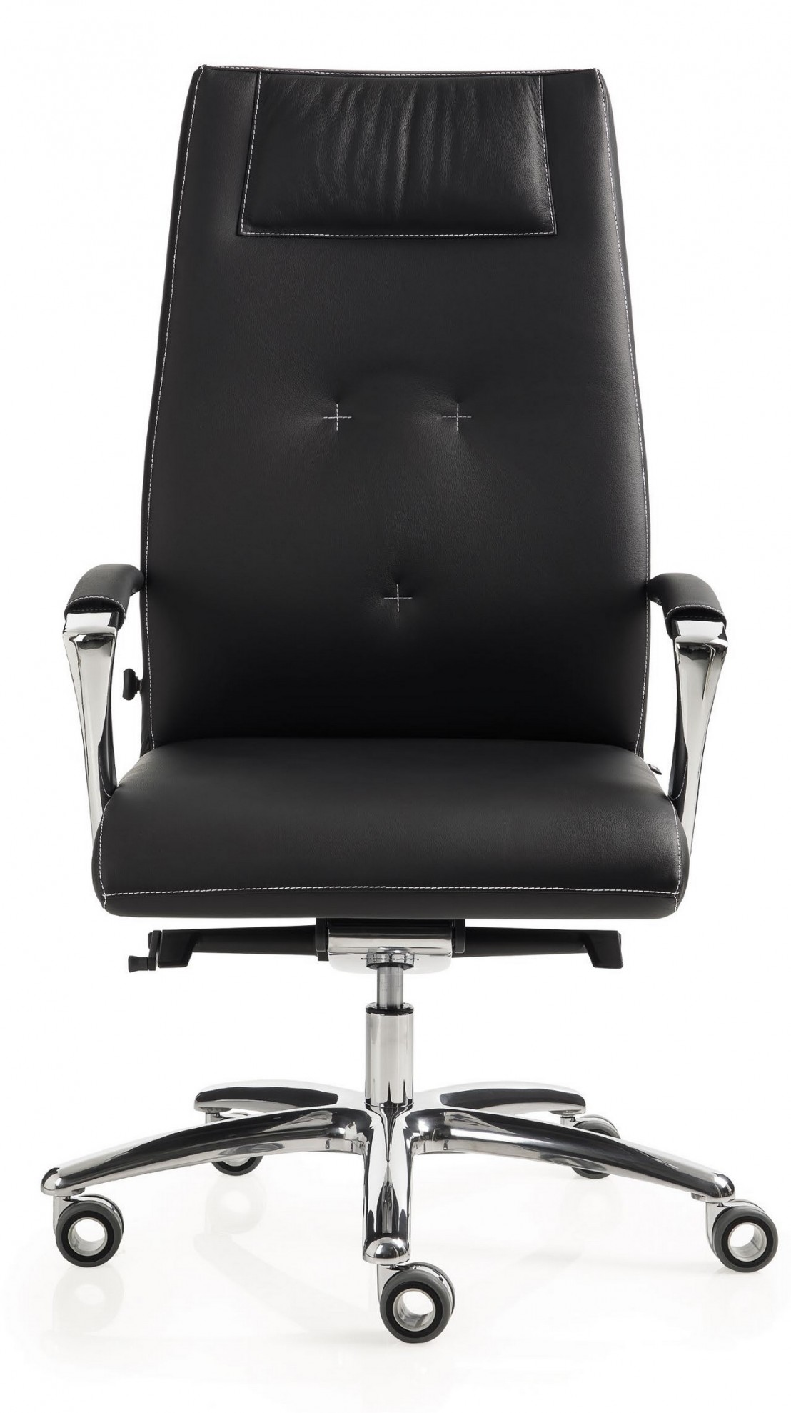 Chaise De Direction Ergonomique Q-Connect - Dossier Haut Réglable, Repose-pieds Intégré, Base Métal Robuste