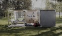 Cube module abri de jardin QUADRO avec plancher & toit