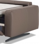 Canapé convertible cuir 3 places ou tissu SIT&SLEEP couchage 140 cm