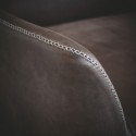 Petit fauteuil design MRS.SMITH cuir ou tissu