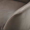 Petit canapé d’angle 3 places MRS.SMITH compact cuir ou tissu