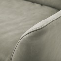 Petit canapé d’angle 3 places MRS.SMITH compact cuir ou tissu