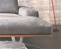 CHARLES.BROWN, canapé design profondeur et dossiers réglables 3 places chaise longue
