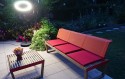 Salon de jardin complet design avec lampadaire LED CAP FERRAT