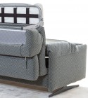 Canapé convertible couchage quotidien cuir ou tissu SLEEP.SMART