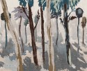 JAMIE LONDONART papier peint arbres effet tissu textué