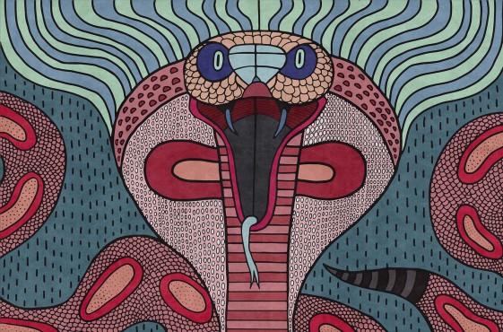 COBRA papier peint serpent LONDONART