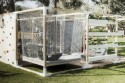 LEVA module tonnelle de jardin cube mélèze & acier