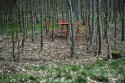 Ensemble table de jardin BANDOL carrée 100 cm et 4 chaises, métal acier de couleur et bois massif
