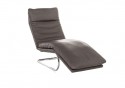 Chaise longue ABSOLUTE relax manuelle en cuir ou tissu