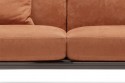 Canapé d'angle cubique SUGAR.BL chaise longue cuir ou tissu