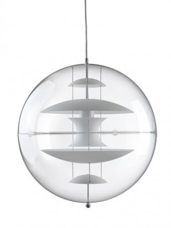 Suspension VP Globe Verpan opale 50 cm diamètre