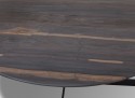 Table ronde basse en marbre brun ELEGANT BROWN ou blanc CALACATTAdiamètre 95 cm Hauteur 32 cm BABE.T