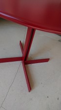 Bout de canapé petite table BABY.T en acier & bois couleur