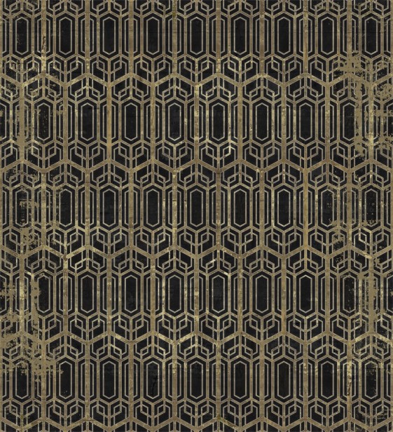 BLACK FAIRY tapisserie géométrique LONDONART