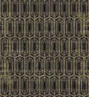 BLACK FAIRY tapisserie géométrique LONDONART