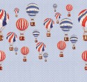 Tapisserie montgolfières enfants JUDE LONDONART