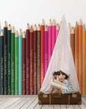 Tapisserie enfants & bébés crayons de couleurs KAREN LONDONART