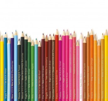 Tapisserie enfants & bébés crayons de couleurs KAREN LONDONART