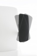 Fauteuil de bureau dossier semi-haut accoudoirs 3D SMARTOFFICE LUXY cuir ou velours Kvadrat