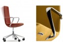 AFFAIR, fauteuil de bureau design cuir ou tissu, dossier flex & hauteur réglable