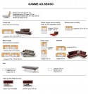 Canapé design AD.SENSO 3 places ultra confort