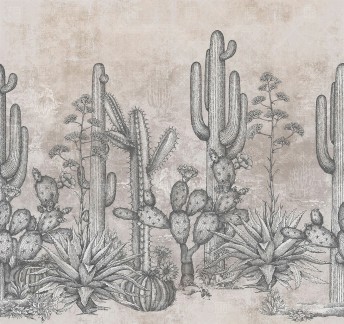 Cactus vintage SAN PEDRO papier peint LONDONART