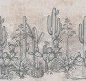 Cactus vintage SAN PEDRO papier peint LONDONART