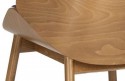 Fauteuil ADORÉ lounge design coque en bois tapissé