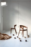 Fauteuil ARCWOOD de table ou bureau design minimaliste en bois de hêtre ou chêne