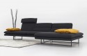 AIR.SEAN canapé d'angle ultra-design cuir ou tissu version chaise longue