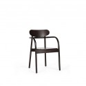 A.DAVIS fauteuil design en bois courbé