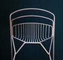 RIBELLE LUXY chaises intérieur/extérieur en métal design, lot de 6
