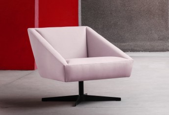 LUXY AMARCORD fauteuil tissu ou cuir design