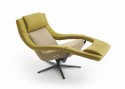 SUPERNOVA2, fauteuil relax rembourré ultra design électrique, cuir ou tissu